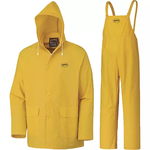 Storm Master® 3-Piece PVC Rain Suit – 100% Waterproof – Yellow – 6XL