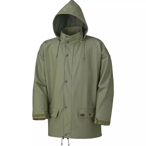 Rain Jacket – Waterproof – PU Stretch – Olive – XS