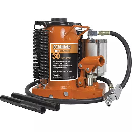 Bottle Jack – Super Heavy Duty – Air/Hydraulic – 30 Ton