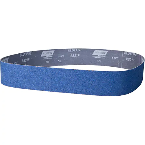 2 x 48 In. BlueFire Cloth Narrow Benchstand Belt 40 Grit R821P ZA
