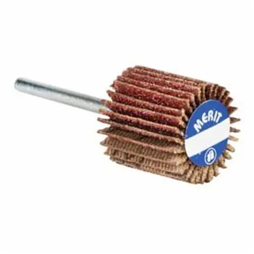 1-3/16 x 1/8 x 1/8 In. Merit Steel Shank Micro-Mini Flap Wheel 320 Grit AO