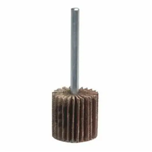 1-3/16 x 1/2 x 1/4 In. Super Finish Steel Shank Mini Flap Wheel 120 Grit AO