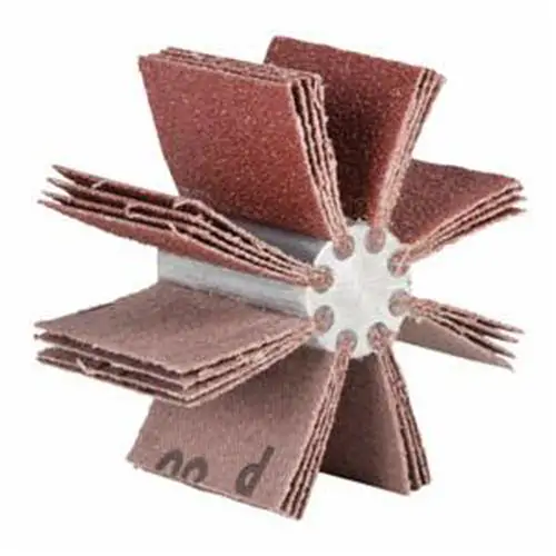 4-3/4 x 1-1/2 In. Plain Flap B-8 Bore Polisher 60 Grit AO 4-Ply