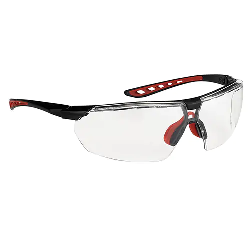 FALCON SAFETY GLASSES 4A CLEAR LENS (Black OS)