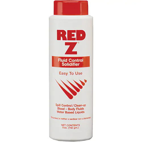 RED Z FLUID SOLIDIFIER,SHAKER BOTTLE,5OZ (White OS)