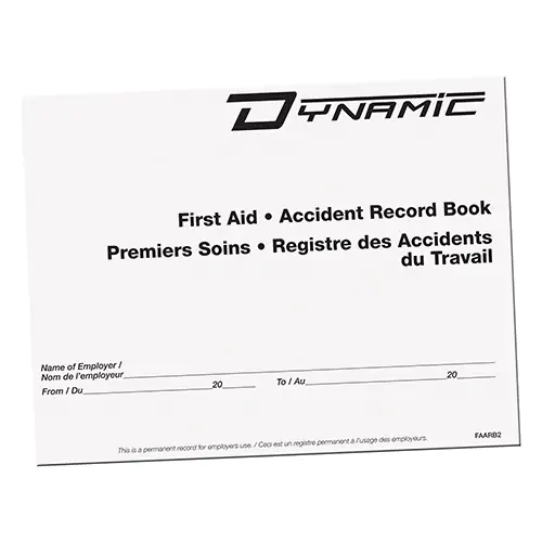 ACCIDENT RECORD BOOK, 12 PAGES (White OS)