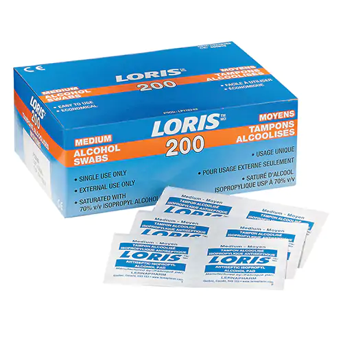ISOPROPYL ALCOHOL WIPES,70%,PK/200 (White 200/BX)
