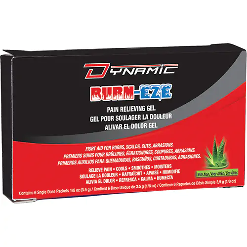Burn-Eze™ Relieving Gel (Clear 6 Pack)