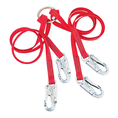 BRIDLE STRAPS FOR WIRE BASKET STRETCHER (Red OS)