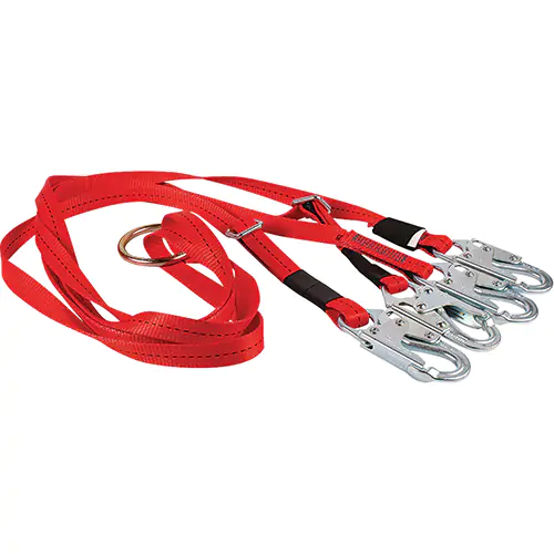 ADJ. BRIDLE STRAPS F/WIRE BSKT STRETCHER (Red OS)