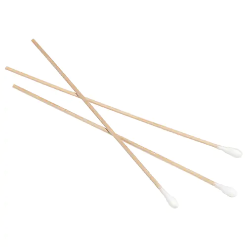 COTTON TIP APPLICATOR, 6", PACK OF 100 (White 100 Count)