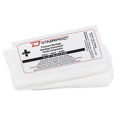 COMPRESS BANDAGE, STERILE, 2"X2" (White OS)