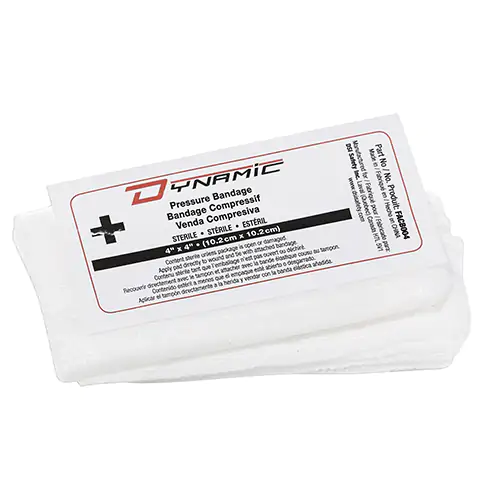 COMPRESS BANDAGE,STERILE,3"X3",BX/1 (White OS)