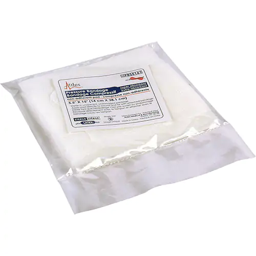PRESSURE DRESSING, STERILE, 15"X5.5" (White OS)
