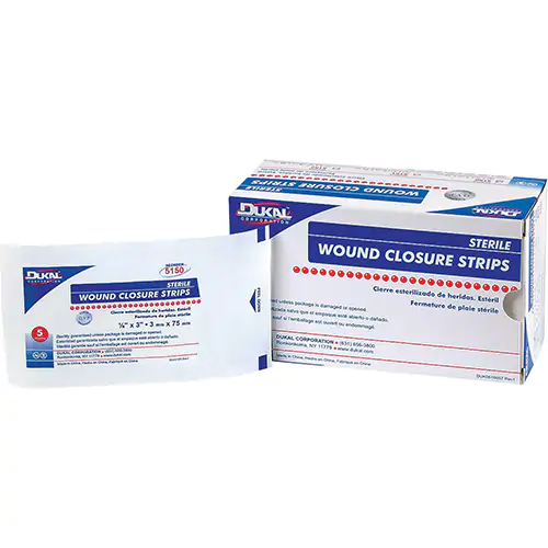 CLOSURE ADHESIVE STRIPS,0.125"X3",PK/5 (Natural OS)
