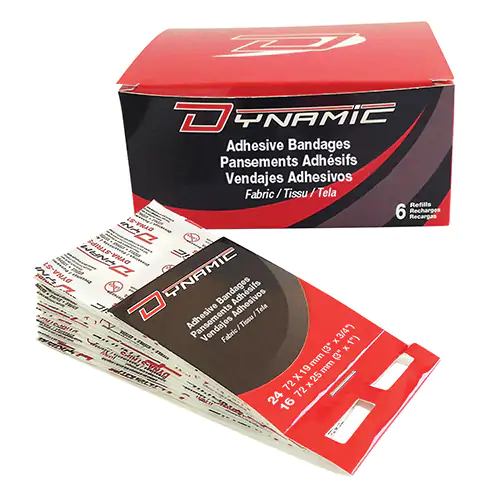 REFILL BOOKLETS, FABRIC STRIPS, 6/BOX (Red OS)