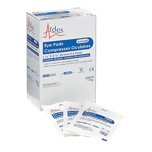 STERILE EYE PAD, PK OF 50 (White 50 Count)