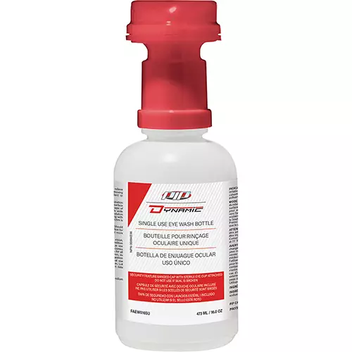 Saline Single Use Eyewash (Clear 16 oz)