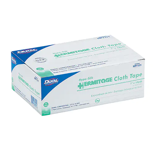 SPOOLESS HOSPITAL TAPE,1"X10YRDS,BX/12 (White 1")
