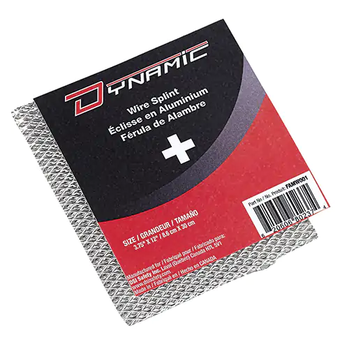 ALUMINUM WIRE SPLINT, 3.75"X12" (Silver OS)