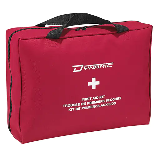 EMPTY NYLON POUCH, 13"X9"X4" (Red OS)