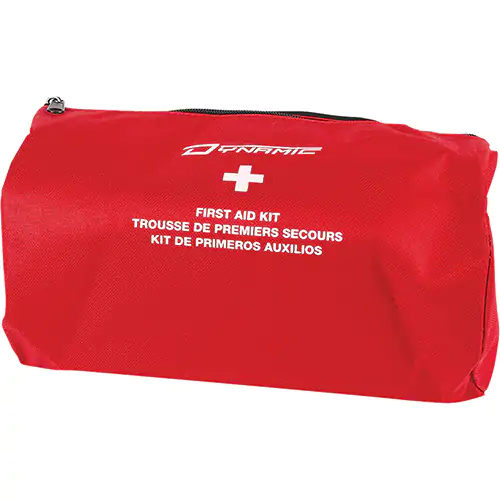 EMPTY NYLON POUCH, CYLINDER, 5"X10" (Red OS)