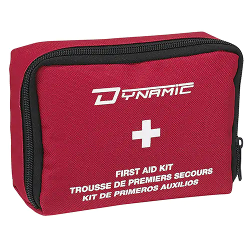 EMPTY NYLON POUCH, WITH BELT LOOP, 5"X4" (Red OS)