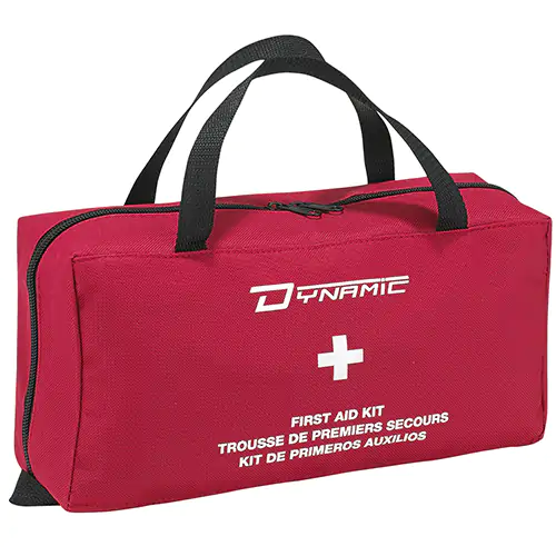 EMPTY NYLON POUCH, 8"X12"X3" (Red OS)