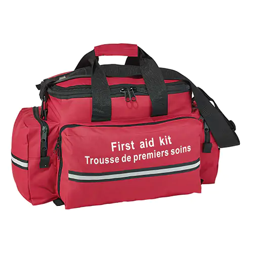 FIRST RESPONDER NYLON BAG,19"X11"X13" (Red OS)