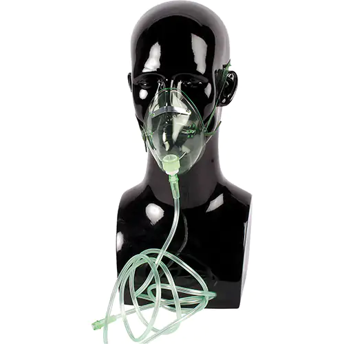 ADULT OXYGEN MASK WITH 7FT OF TUBING (Clear OS)