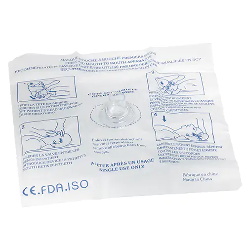CPR RESCUE BREATHER,PROTECTIVE BARRIER (Clear OS)