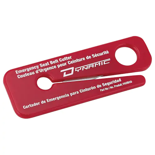 SEAT BELT CUTTER, 4.75"X1.75"X0.2" (Silver OS)