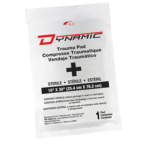 TRAUMA DRESSING,NON-WOVEN,10"X30" (White OS)