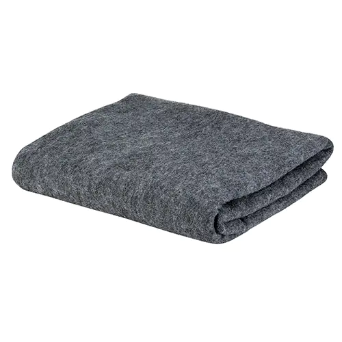 EMERG. BLANCKET,GREY,POLYESTER,60"X80" (Gray OS)