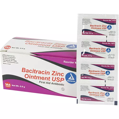 ANTIBIOTIC,BACIT.ZINC OINT.,0.9GR,BX/144 (White 144/BX)