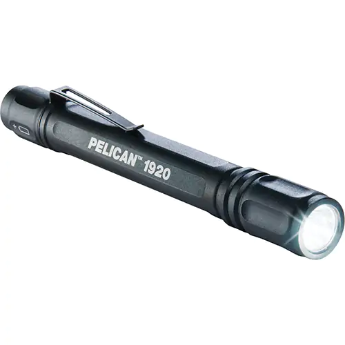 Pelican Small Light LED, lm – 224 Run Time – 2h 15min Batt – AAA, Black