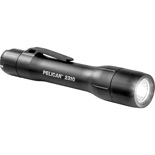 Pelican Flashlight LED, lm – 350 Run Time – 2h 15min Batt – AA, Black