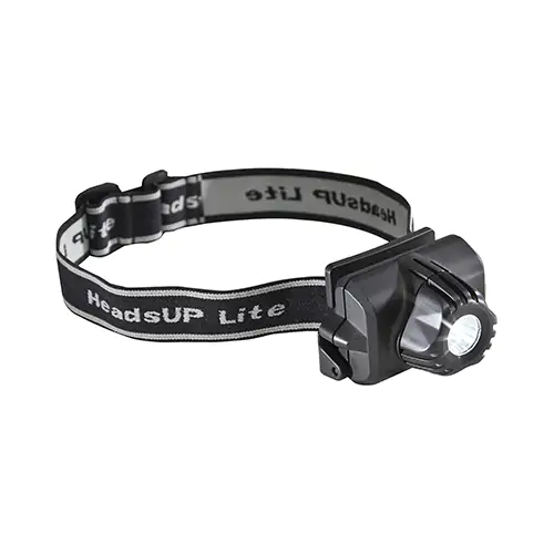 Pelican HeadsUp Lite™ LED, lm – 74 Run Time – 11h Batt – AAA Cert – Class I, Division 1, Black