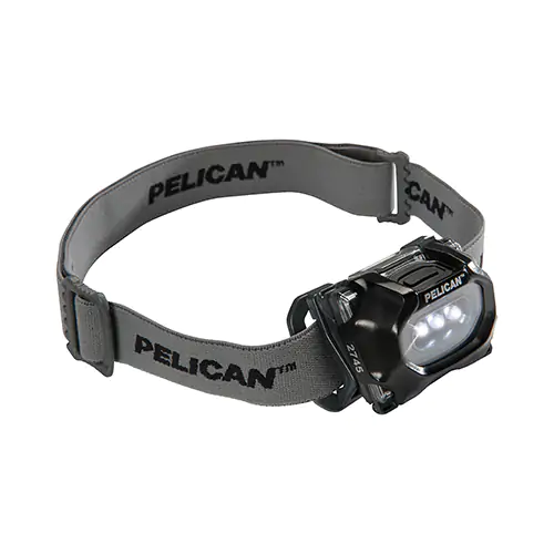 Pelican HeadsUp Lite™ LED, lm – 33 Run Time – 20h Batt – AAA Cert – Class I, Division 1, Black
