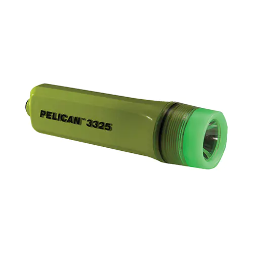 Pelican Medium Light LED, lm – 171 Run Time – 16h Batt – AA Cert – Class I, Division 1, Hi-Visibility Yellow