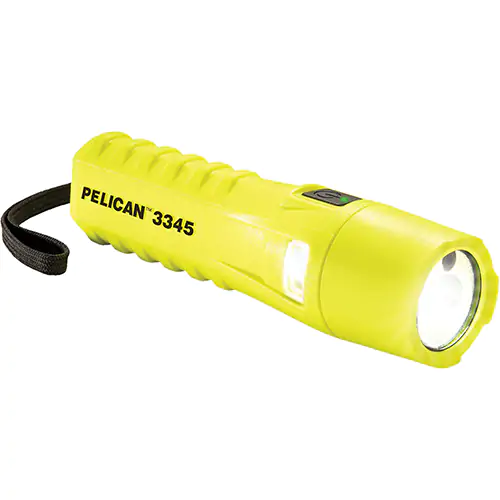 Pelican Medium Light LED, lm – 280 Run Time – 7h Batt – AA Cert – Class I, Class II, C, Hi-Visibility Yellow