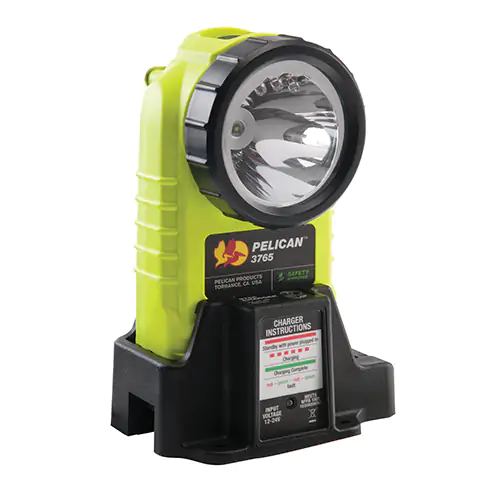 Pelican Right Angle Light LED, lm – 237 Run Time – 3h Batt – AA Cert – Class I, Division 1, Photoluminescent