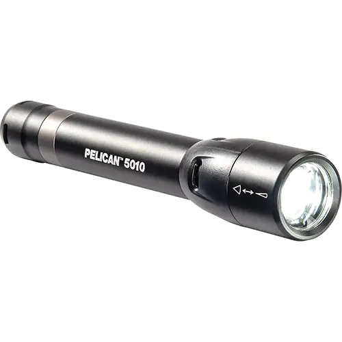 Pelican Flashlight LED, lm – 392 Run Time – 2h 15min Batt – AA, Black