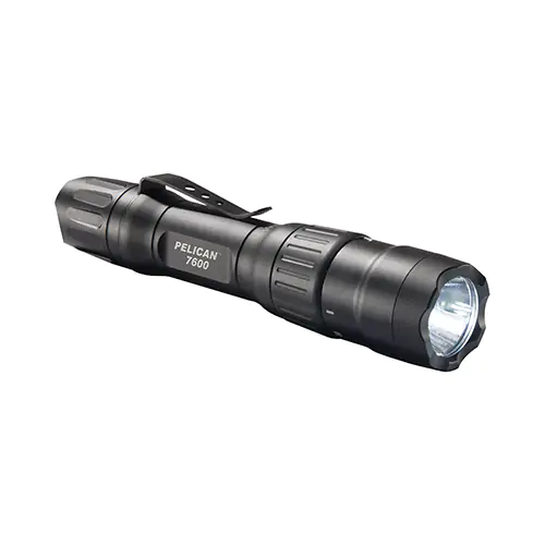 Pelican Tactical Flashlight 3 Colour LED: White, Red, Green, lm – 944 Run Time – 3h 15min Batt – 18650, Black