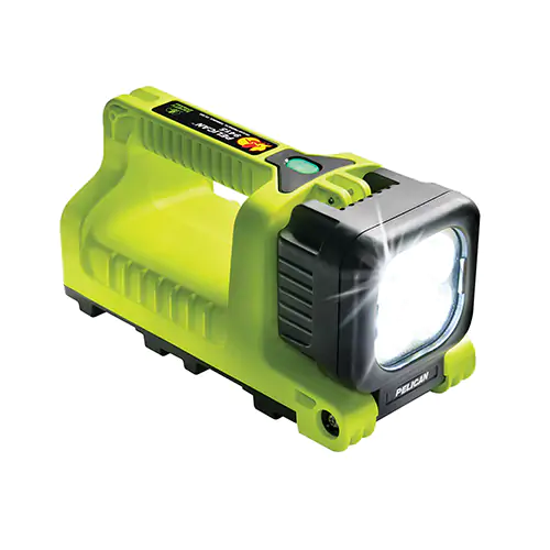 Pelican Large Light Lantern LED Rechargeable, lm – 588 Run Time – 4h 30min Batt – C Cert – Class I Div 1, Hi-Visibility Yel