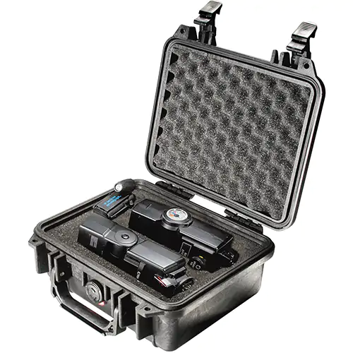 Pelican Small Case With Foam, Black