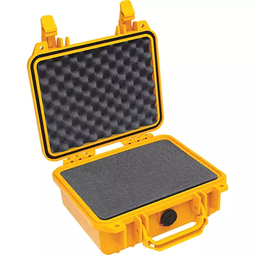Pelican Small Case With Foam, Yellow