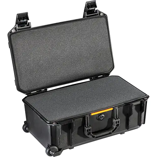 Pelican Vault Rolling Case With Foam, Black
