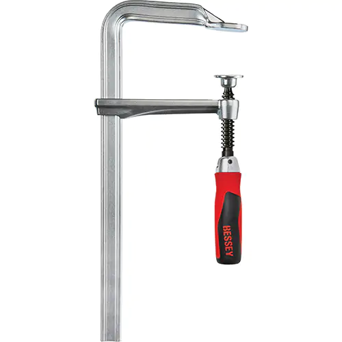 Pivot Handle Clamp, 10 Inch Capacity, 4-3/4 Inch Throat Depth