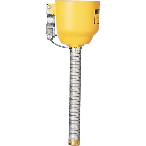 Justrite FUNNEL W/HSE F/STEEL CANS 1"OD